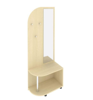 Вешалка с багажницей и зеркалом, Light