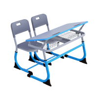 Комплект ученический двухместный регулируемый с наклоном столешницы Smarty