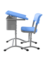 Комплект ученический одноместный регулируемый с наклоном столешницы ШС