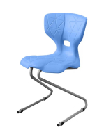 Стул ученический на Z-образном каркасе, пластик, 6 р.г.