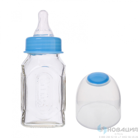 Бутылочка для кормления 100 мл (стекло)