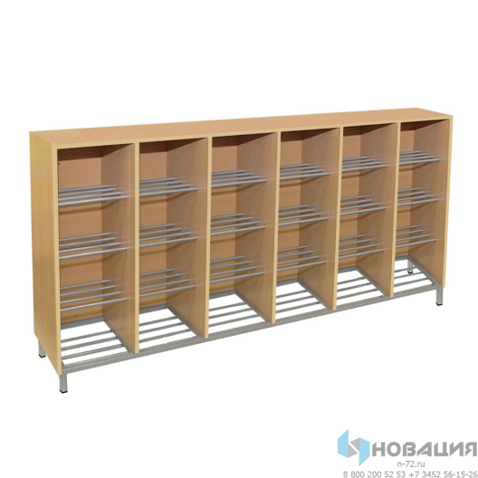 Ячейки для хранения на металлокаркасе (24 пары)