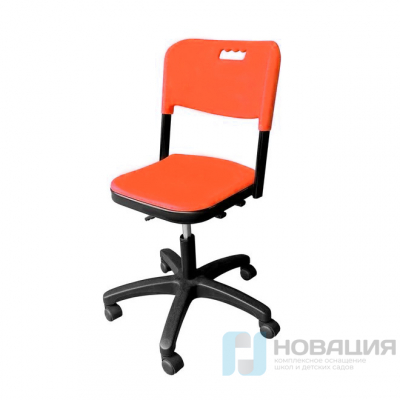 Стул ученический пластиковый на газлифте (опора пластик)