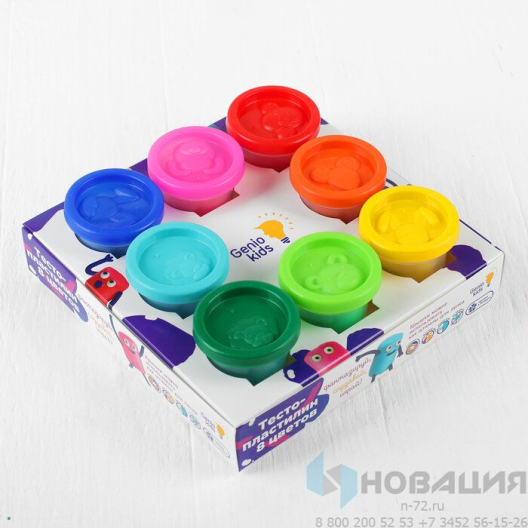 Тесто для лепки 8 цветов
