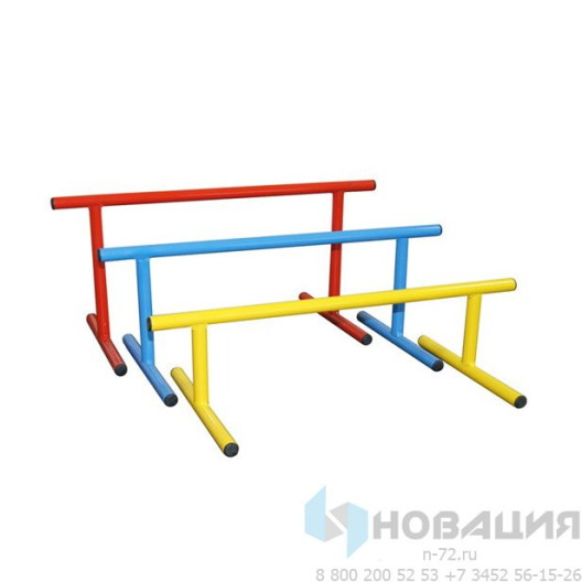 Комплект легкоатлетических барьеров (3 штуки)