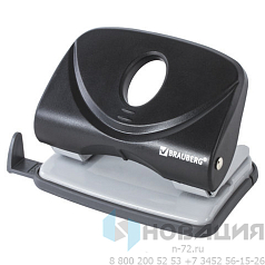 Дырокол BRAUBERG "Original", до 20 листов, черный, 222539