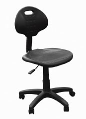 Стул с пенополиуретановыми сиденьем и спинкой, на газ лифте