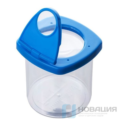 Коробка для изучения насекомых с лупой