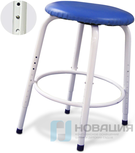 Табурет для гончарных работ, 350х350х480-660 мм