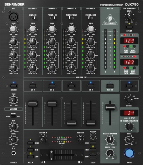 Микшерный пульт Behringer DJX750