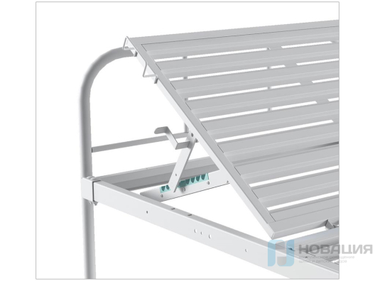 Медицинская кровать с матрасом КМ1