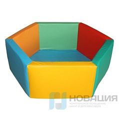 Сухой бассейн детский шестигранный