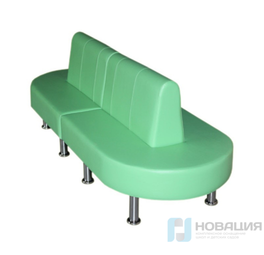Островной диван для переодевания Эллипс (составной, 1800х700х700 мм)