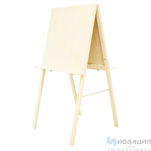 Мольберт напольный "Хлопушка" двусторонний, 120х60х50 см