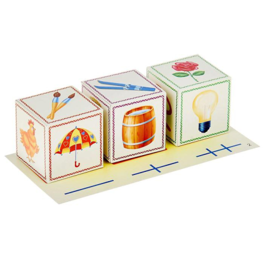 Игра настольная Логопедические кубики