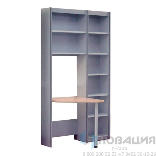 Стеллаж с компьютерным местом, 1250х770х2090 мм