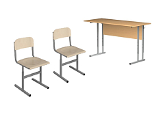 Комплект ученический двухместный регулируемый Стандарт
