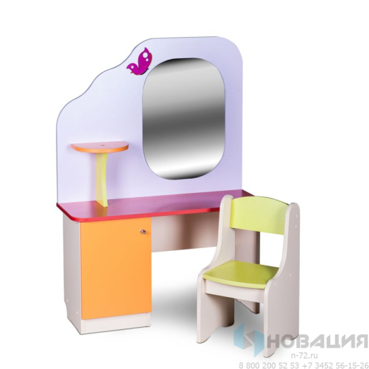 Парикмахерская игровая со стулом, 800х300х1100мм