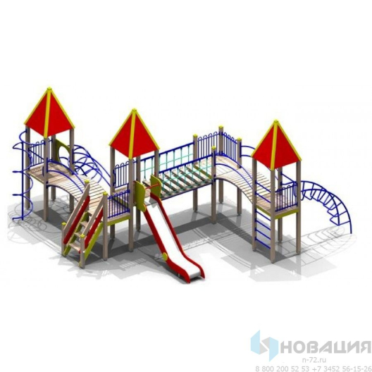 Детский игровой комплекс №39, 7520х6880 мм