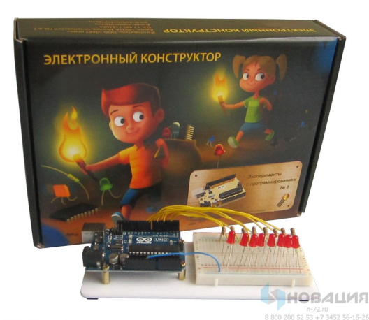 Электронный конструктор Эксперименты с программированием №1