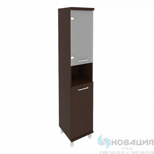 Шкаф для документов комбинированный узкий First, 401х432х2060 мм