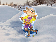 Уличная фигура Новогодний зайчик