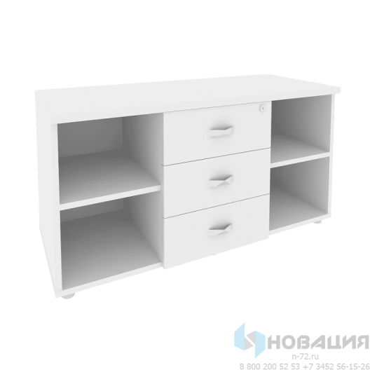 Тумба сервисная с ящиками Onix, 1100х460х576(598) мм
