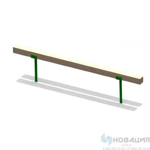 Бревно,  270 см, металлический каркас