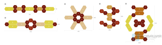 Секция с низкой спинкой одноместная, 680х560х800 мм